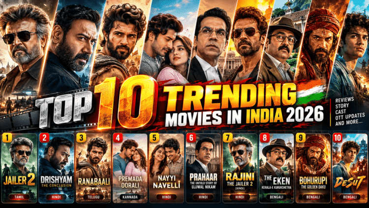 Top 10 Trending Movies in India 2026 – Reviews, Story, Cast & OTT Updates